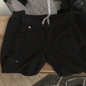 Figs black jogger scrub bottoms